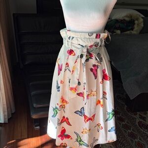Colorful Butterfly Print Women's Skirt